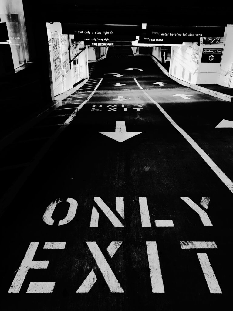 only exit